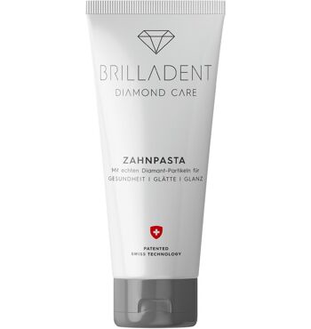 Dentifrice diamant Brilladent (75ml) 1