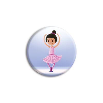 6 insignias para niños | Tema de cumpleaños de bailarina