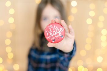 ★ Maxi Badge de Noël | Cette année, j’ai été super très très sage | version rouge 1