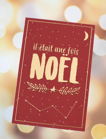 ★ Lot de 5 cartes de vœux pour Noël | Cartes postales version Joyeux Noël  | Cartes de vœux enveloppes comprises 10