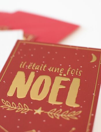 ★ Lot de 5 cartes de vœux pour Noël | Cartes postales version Joyeux Noël  | Cartes de vœux enveloppes comprises 11