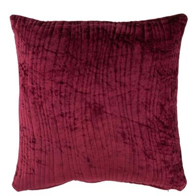 Almohada ola cuadrado viscose purpura