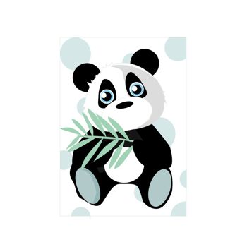 Jungle Jungle - Affiche Panda - Copie A4