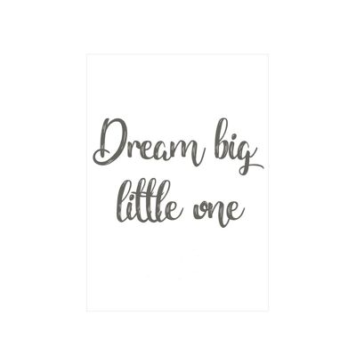 Indians Animals - Dream big little one - Affiche - Copie A4