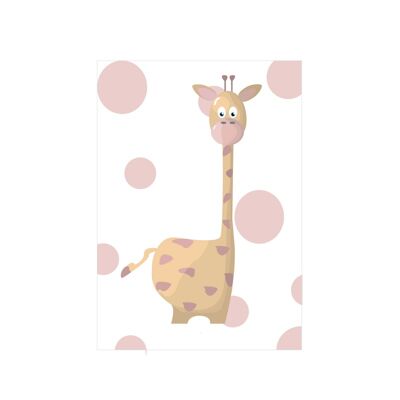 Giungla Giungla - Poster Giraffa - A4