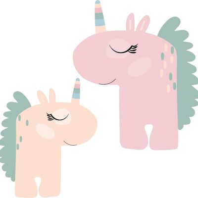 My little rainbow - Unicorn wall stickers