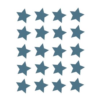 Mon petit arc-en-ciel - Stickers muraux étoiles (Diverses variantes)