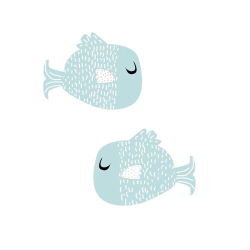 Fishie fishies - Visjes muurstickers (Diverse varianten)