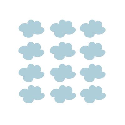 Mein kleiner Regenbogen - Wolken Wandsticker (Verschiedene Varianten)