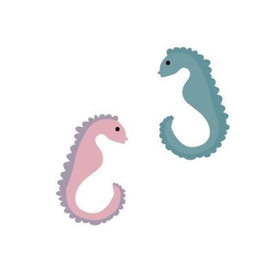 Fishie fishies - Seahorses wall stickers