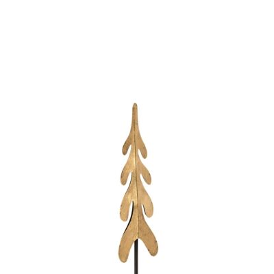 Arbol de navidad en pie hierro/madera oro/natural small