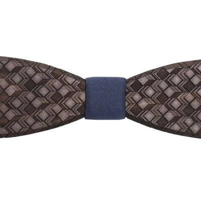 Wooden bow tie "Choco"