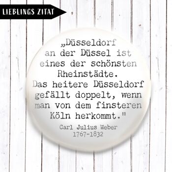 Düsseldorf cite le bouton Carl Julius Weber 1