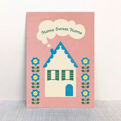 Postcard "Home Sweet Home"