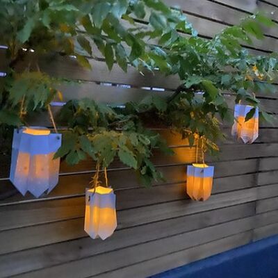 Lanterns - seafoam