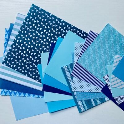 Lucky dip paper pack blues
