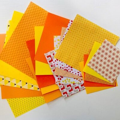 Lucky dip paper pack yellows