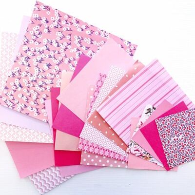 Lucky dip paper pack pinks