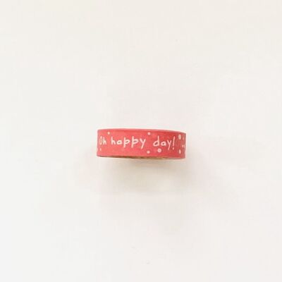 Washi tape “slim happy day”