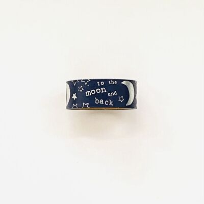Washi tape "to the moon”