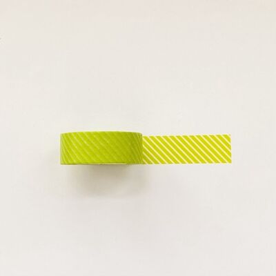 Washi tape "lime stripe"