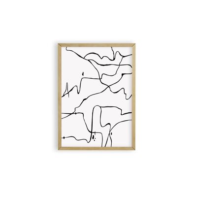 A4 Sierra Wanddrucke | Minimalistisches Dekor | Kunst | Plakate
