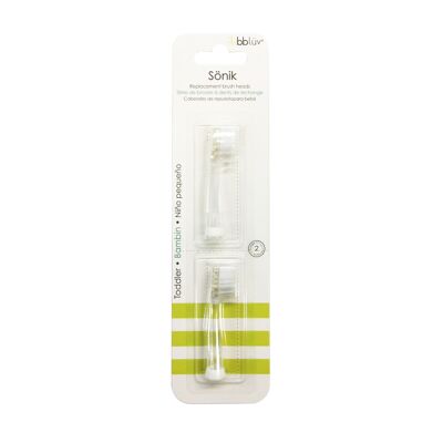 Sönik - 2 testine di ricambio per spazzolino (bambino 18-36 m)
