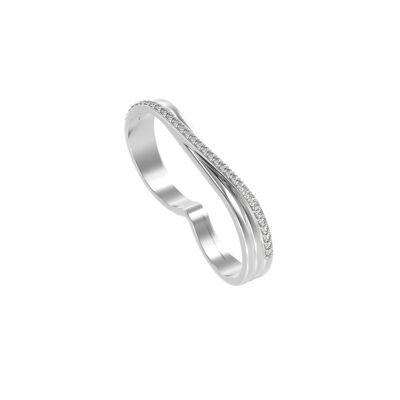 Layla Silver Signature Double Ring
