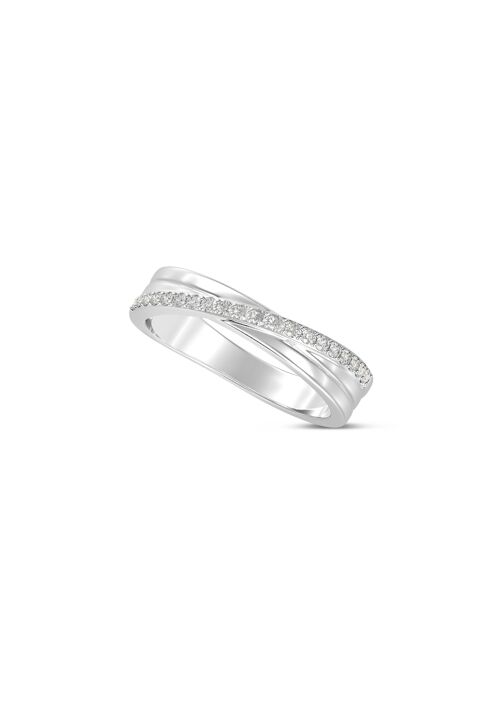 Isis Silver Pave Ring