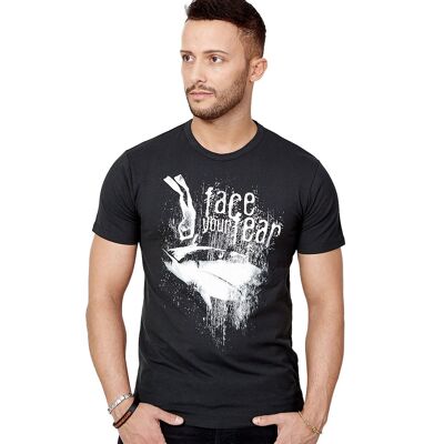 T-shirt pour hommes Affrontez votre peur