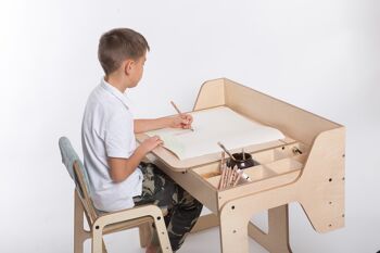 Ensemble table et chaise réglable pour enfants Luula 3
