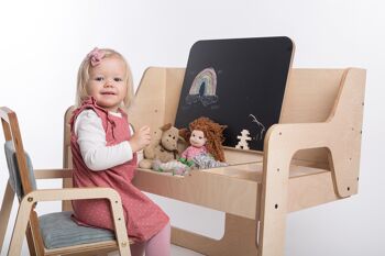 Ensemble table et chaise réglable pour enfants Luula 2