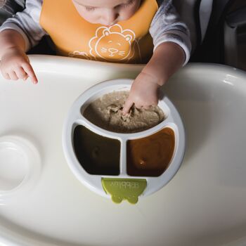 Platö - Assiette avec réserve d'eau chaude Xstema et ventouse - Lima 5