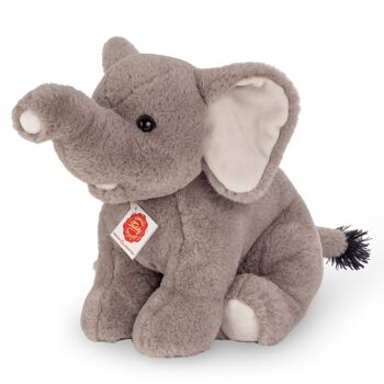 Éléphant assis 35 cm - peluche - peluche 6