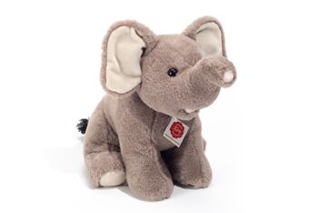 Éléphant assis 35 cm - peluche - peluche 9