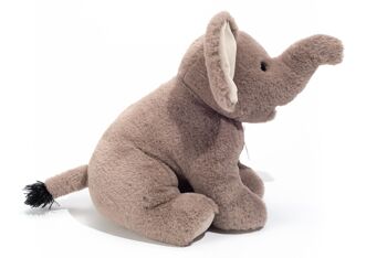 Éléphant assis 35 cm - peluche - peluche 10