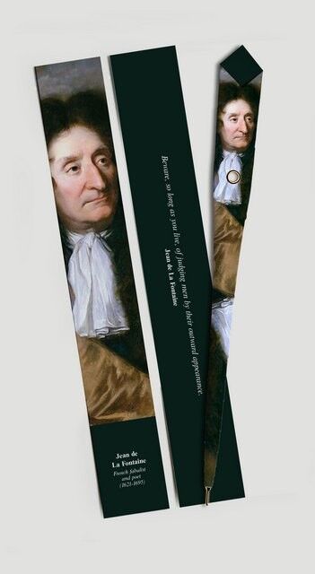 Penna di carta + Segnalibro - La Fontaine