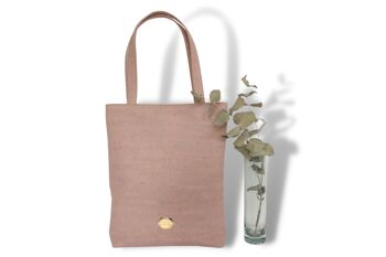 Korktasche Shopper – Große Handtasche aus Kork - Rosa 3