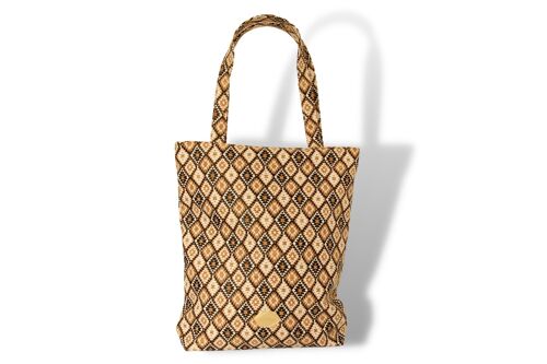 Korktasche Shopper – Große Handtasche aus Kork -  Geometric
