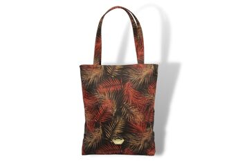 Korktasche Shopper – Große Handtasche aus Kork - Feuilles de palmier 1