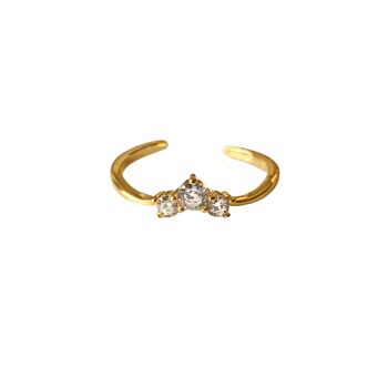 BAGUE MARIE WISHBONE - or 1