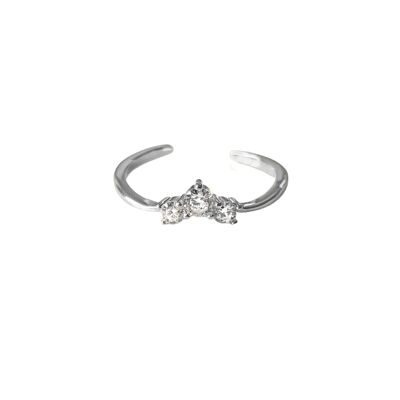 ANILLO MARIE WISHBONE - Plata