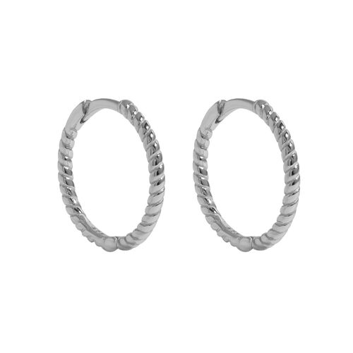 MALEA HOOPS 15mm - Silver