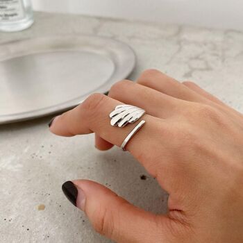 BAGUE COQUILLE - Argent 10