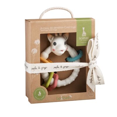 Colo'rings SO'PURE teether rattle 100% natural hevea