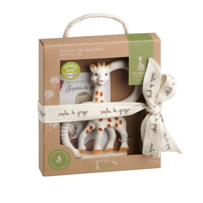 SO'PURE Sophie la girafe teething ring (natural rubber) VerXon extra soft