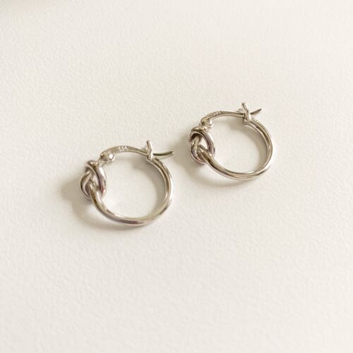 GRACIE HOOPS 1,5CM - Silver