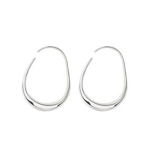 CLARA HOOPS 2,9CM - Silver