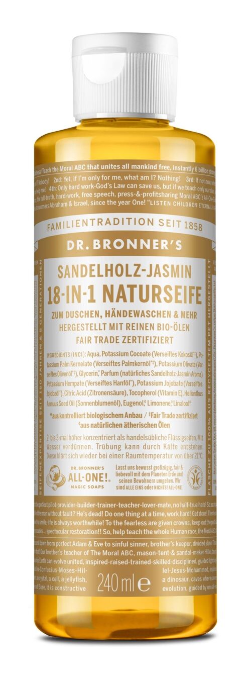 Sandelholz-Jasmin - 18-in-1 NATURSEIFE - 240 ml