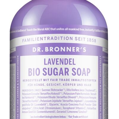 Lavender - ORGANIC SUGAR SOAP - 335 ml